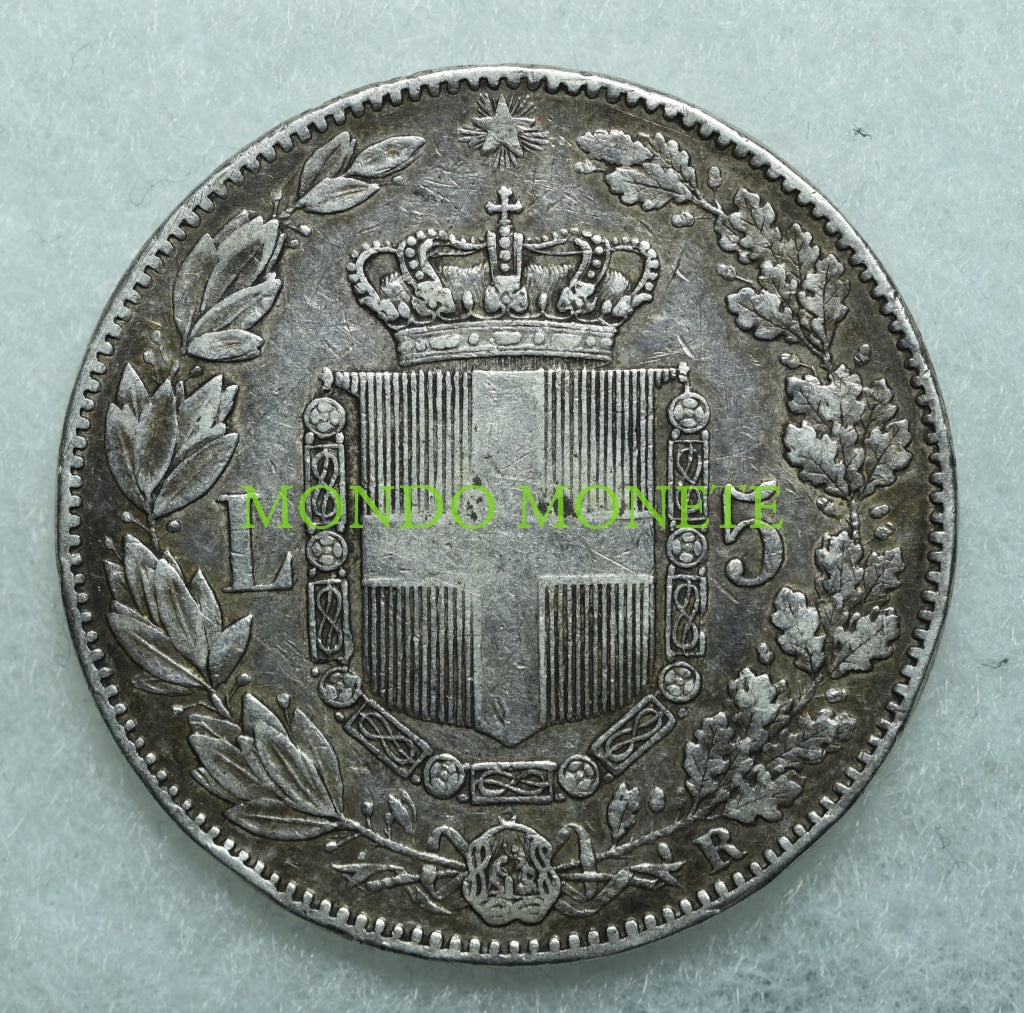 5 Lire 1879 Monete Da Collezione