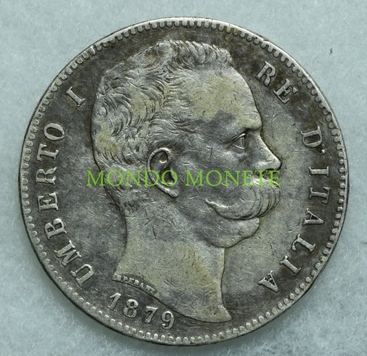 5 Lire 1879 Monete Da Collezione