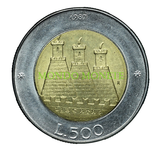 500 Lire 1987 Monete Da Collezione