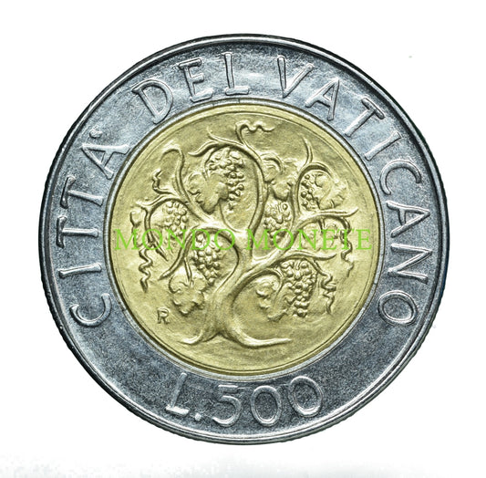 500 Lire 1989 Giovanni Paolo Ii Monete Da Collezione