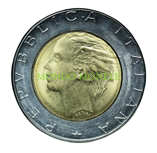 500 Lire 1991 Testa Grande Monete Da Collezione