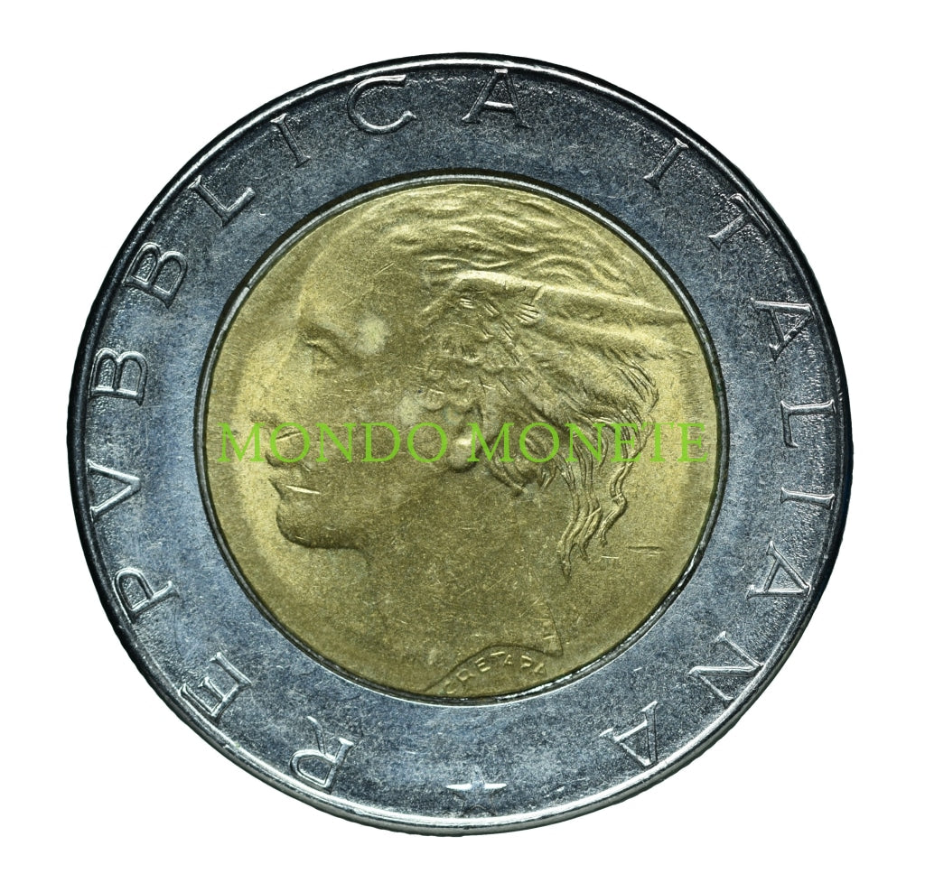 500 Lire 1991 Testa Grande Monete Da Collezione
