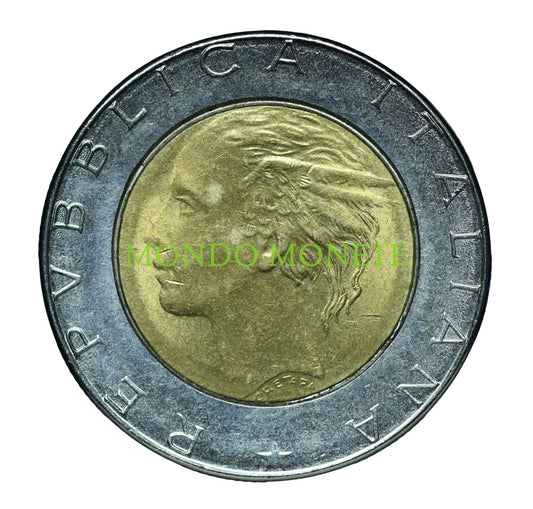 500 Lire 1991 Testa Grande Monete Da Collezione