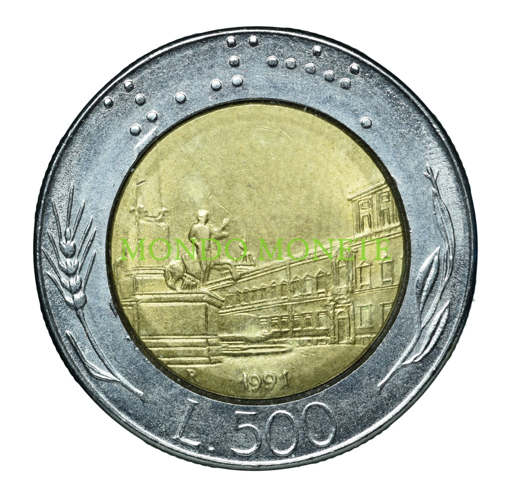 500 Lire 1991 Testa Grande Monete Da Collezione