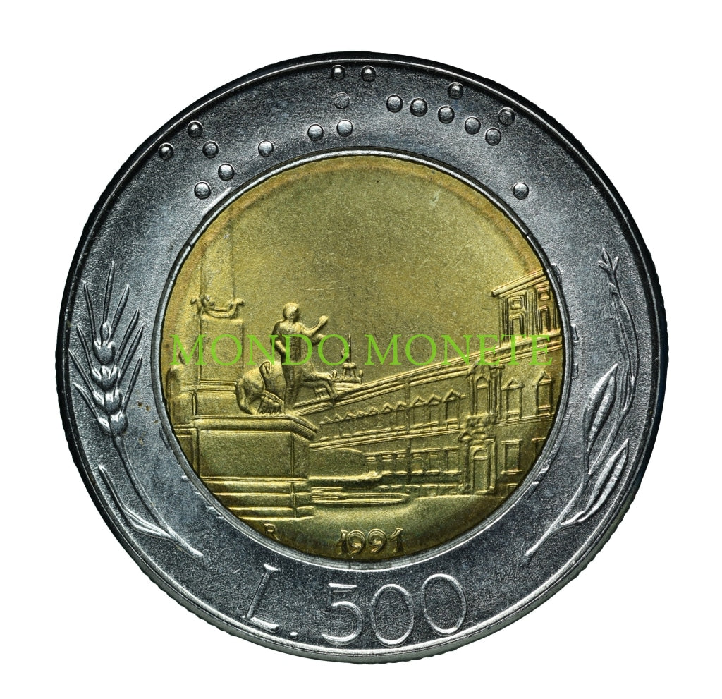 500 Lire 1991 Testa Piccola Monete Da Collezione