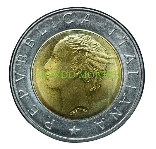 500 Lire 1991 Testa Piccola Monete Da Collezione