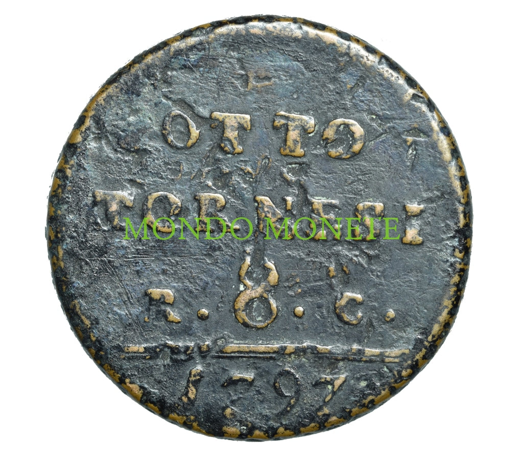 8 Tornesi 1797 Monete Da Collezione