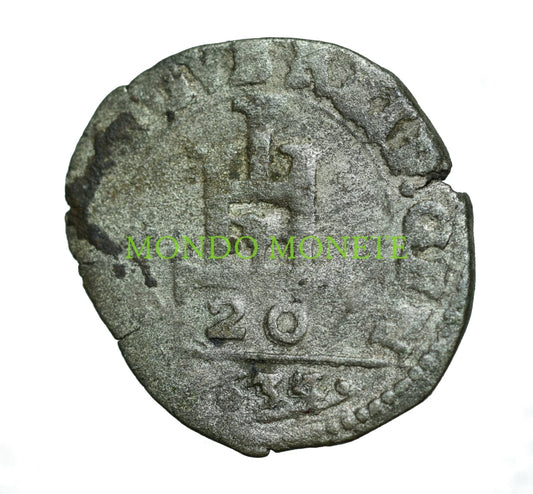 Genova 20 Denari 1634 Monete Da Collezione