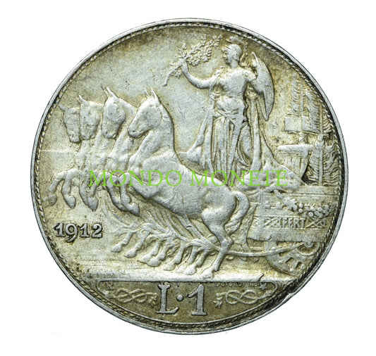 Italia 1 Lira 1912 Monete Da Collezione