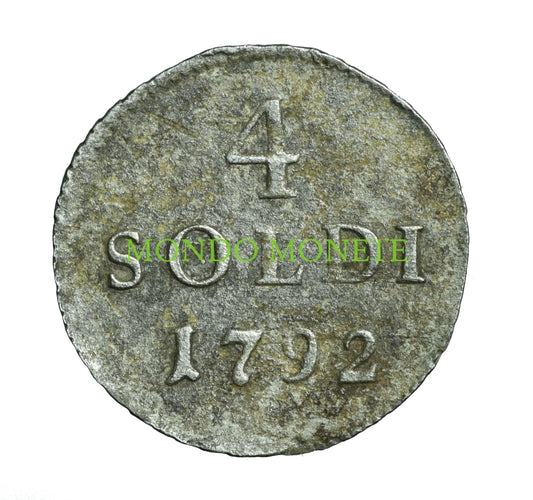 Massa 4 Soldi 1792 Monete Da Collezione