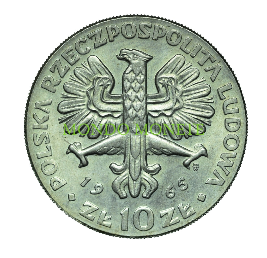 Polonia 10 Zlotych 1965 Monete Da Collezione