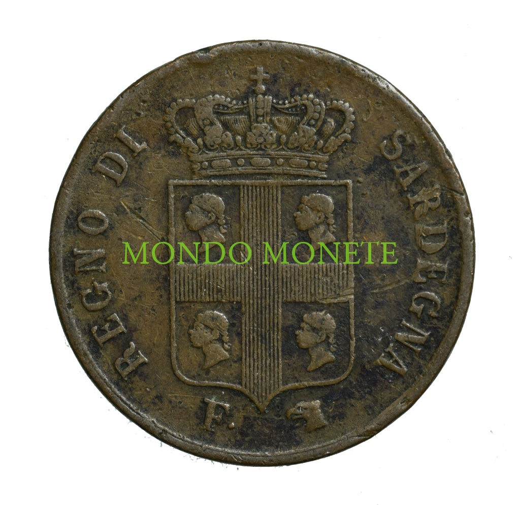 Regno Di Sardegna 5 Centesimi 1842 Monete Da Collezione