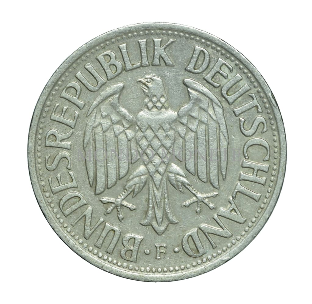 1 Deutsche Mark 1959 F Monete Da Collezione