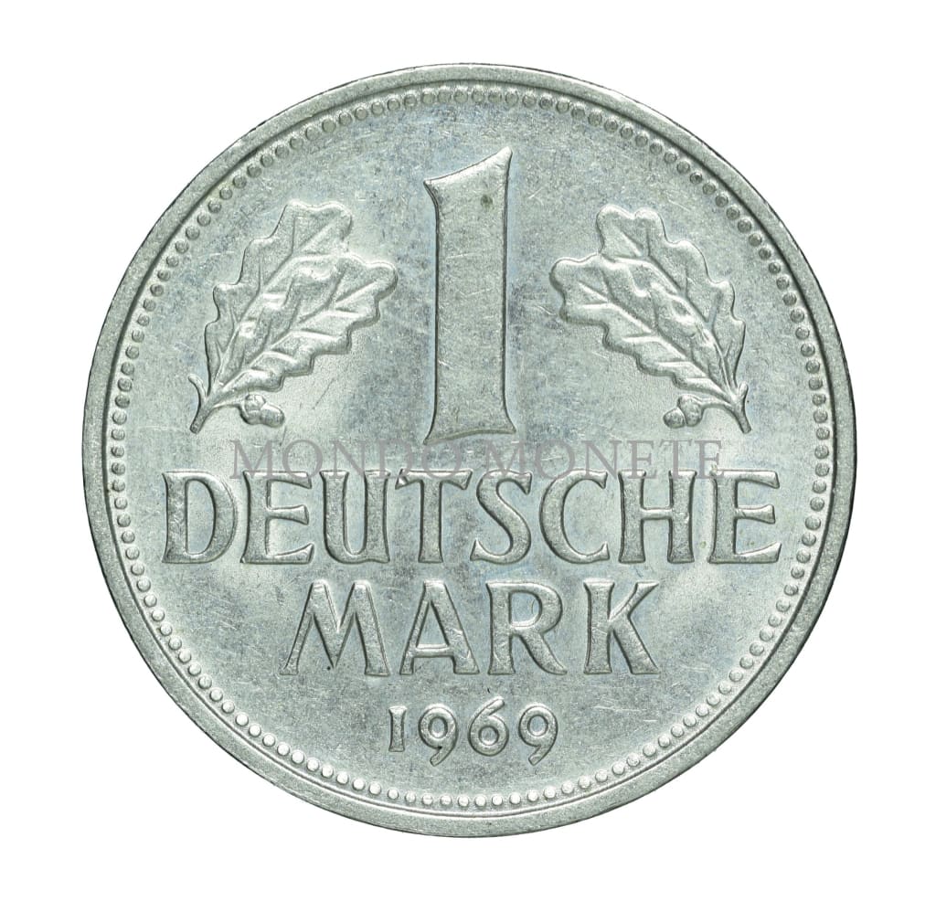 1 Deutsche Mark 1969 F Monete Da Collezione