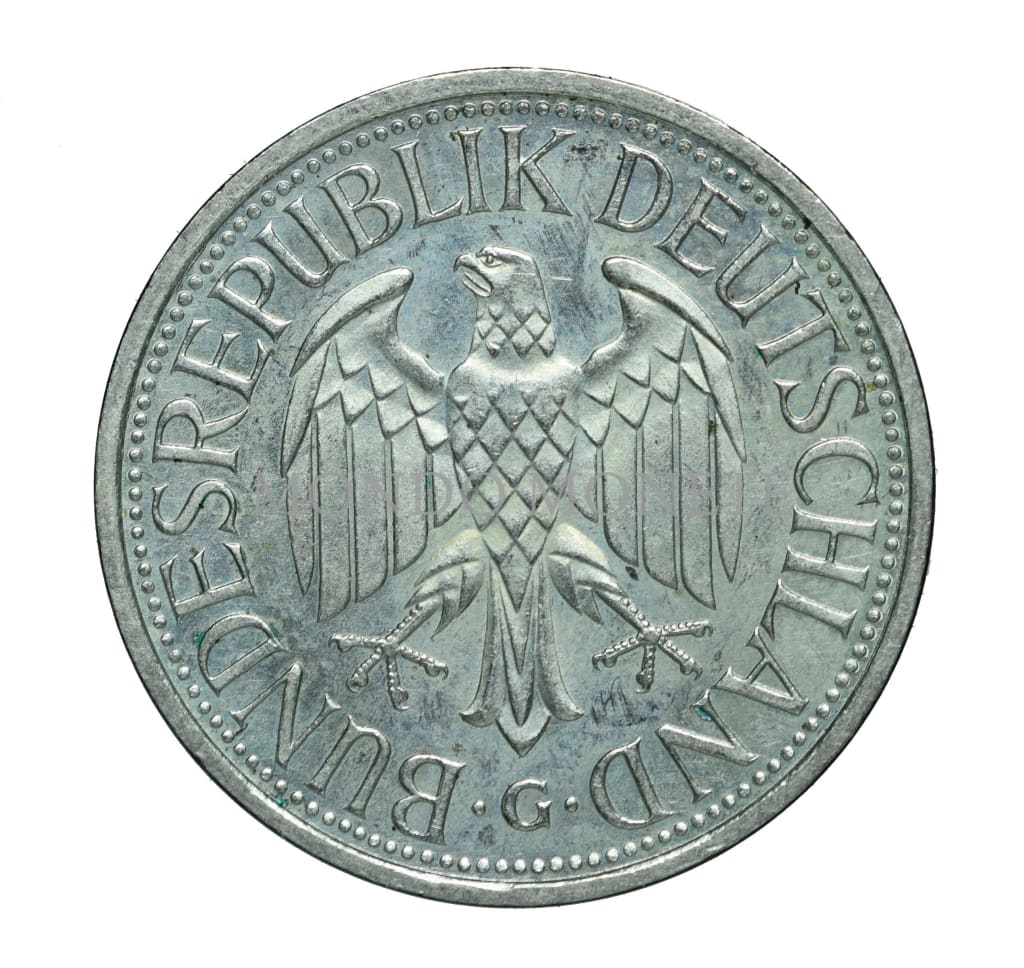 1 Deutsche Mark 1988 F Monete Da Collezione