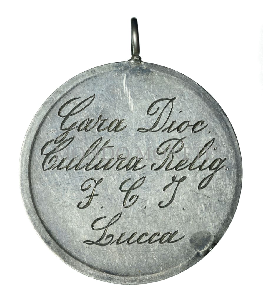 1° Premio Gara Diocesana Cultura Religione Lucca Medaglie E Gettoni