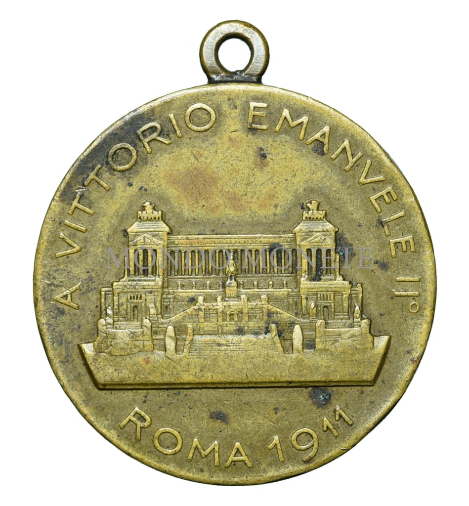 50° Anniversario Della Proclamazione Del Regno Ditalia 1861 - 1911 Medaglie E Gettoni