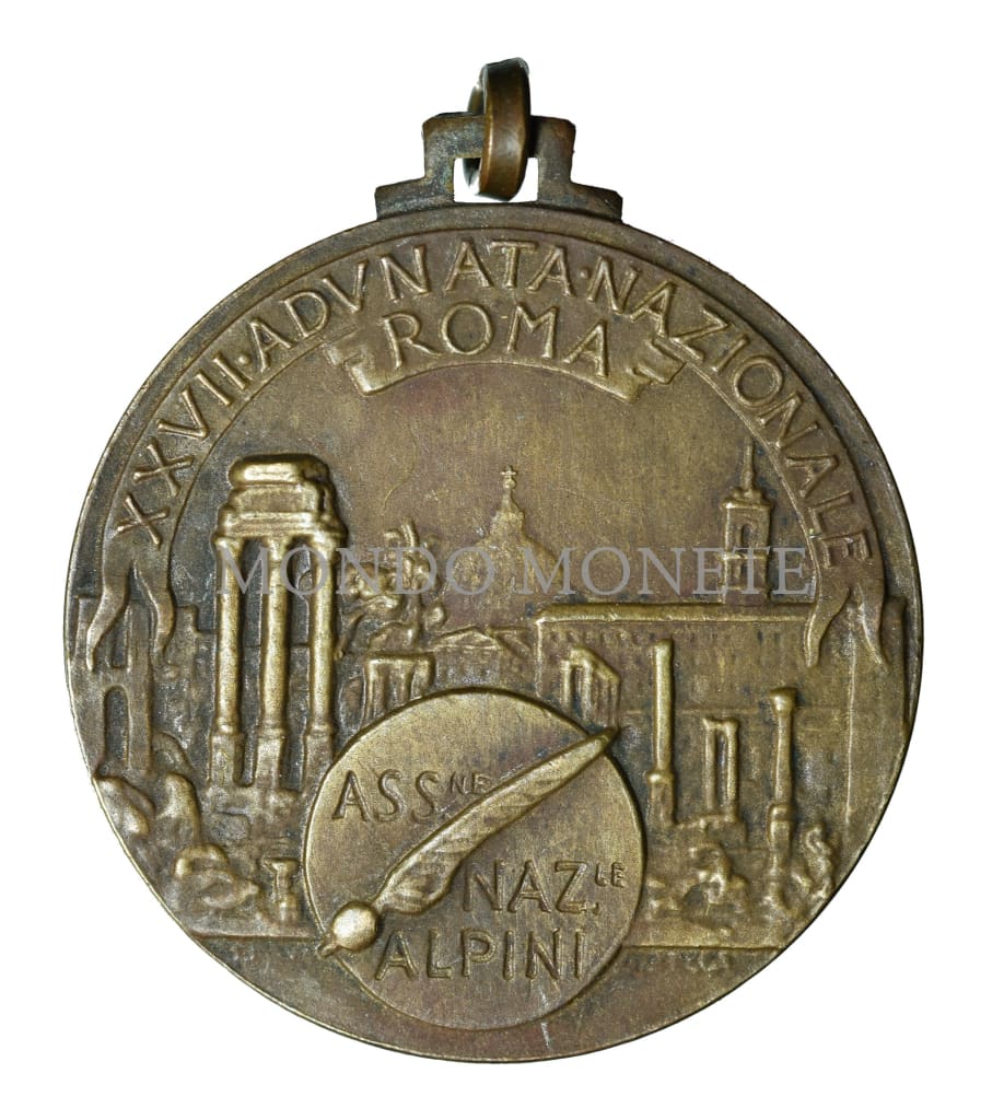 Alpini Xxvii Adunata Nazionale Roma - 19-21 Marzo 1954 Medaglie E Gettoni