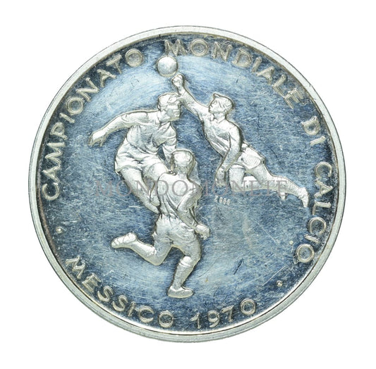 Argento 986 Campionato Mondiale Di Calcio - Messico 1970 Medaglie E Gettoni