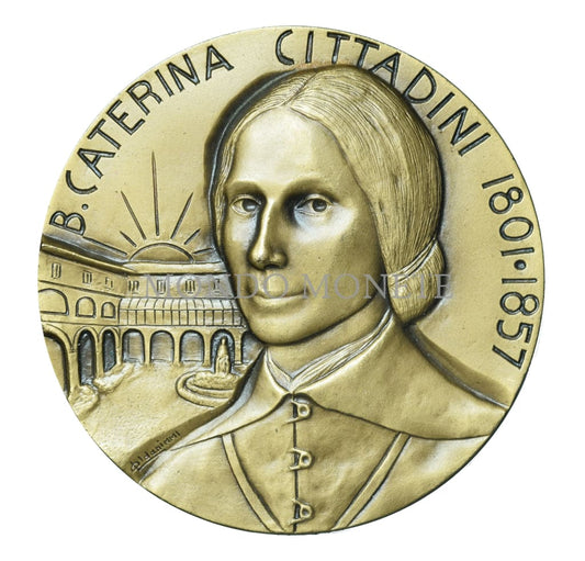 Bergamo Beatificazione Di Madre Caterina Cittadini 2001 Medaglie E Gettoni