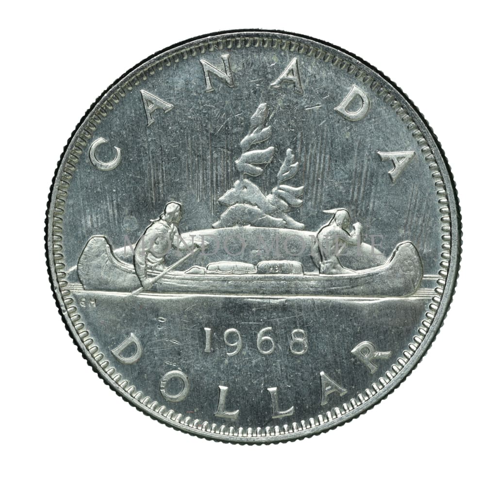 Canada 1 Dollar 1968 Monete Da Collezione