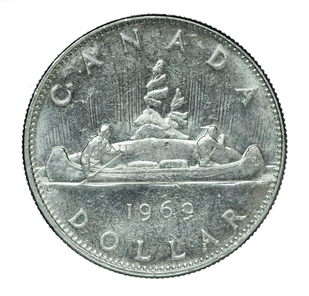 Canada 1 Dollar 1969 Monete Da Collezione