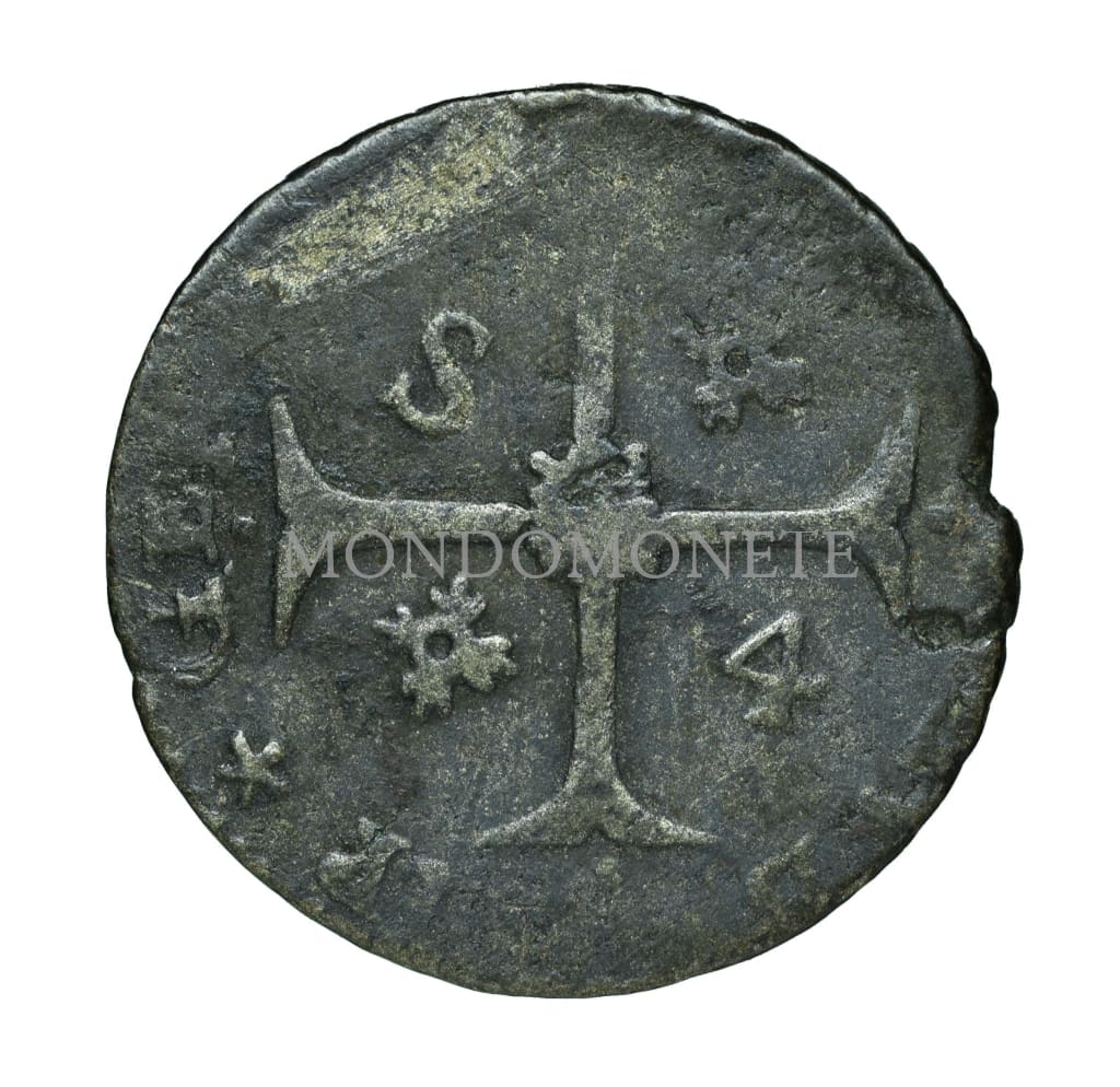 Cavalotto Da 4 Soldi 1748 Repubblica Di Genova 1637 - 1797 Monete Da Collezione