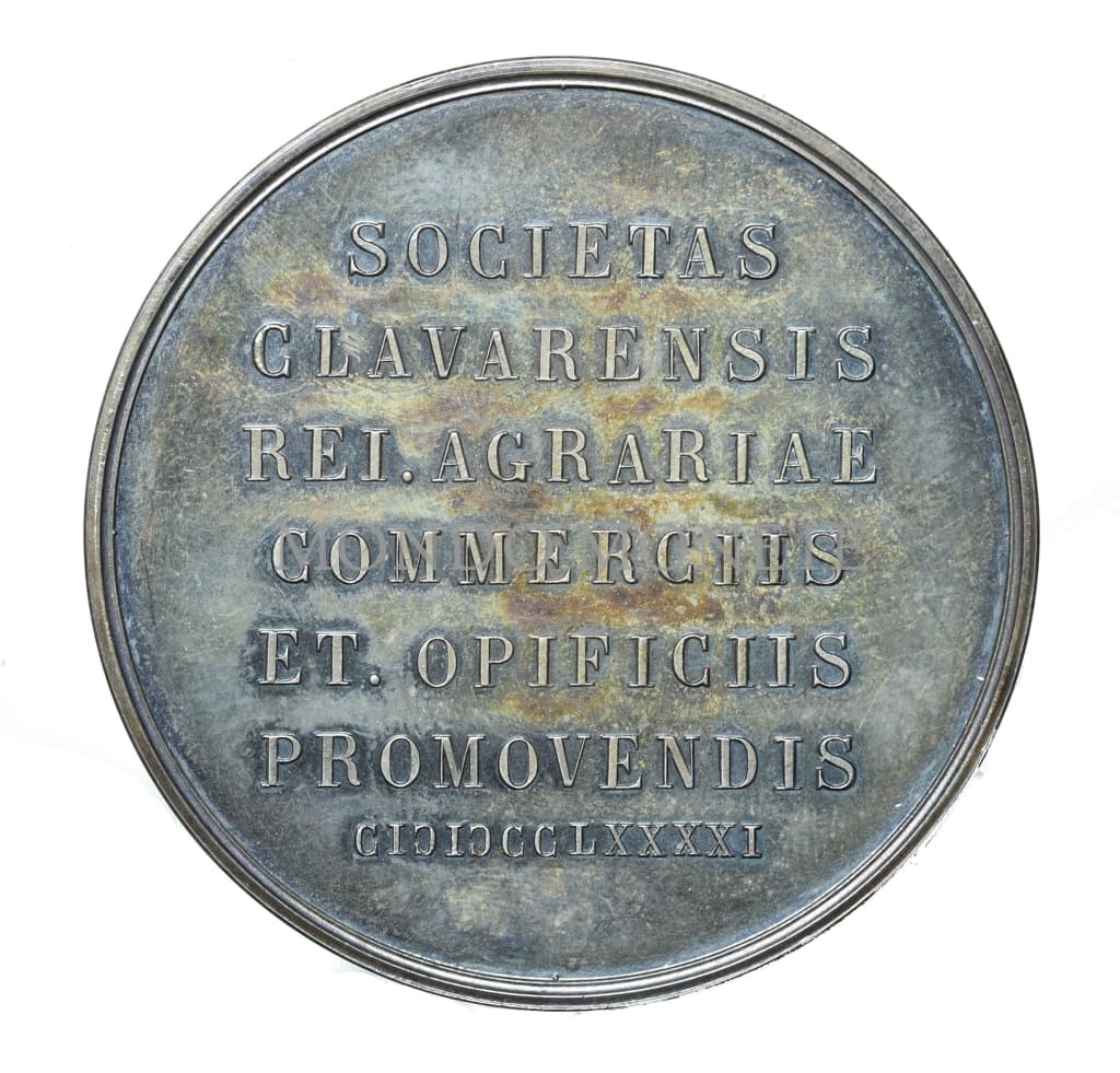 Chiavari 1791 - Societas Clavarensis Rei. Agrariae Commerciis Et. Opificiis Promovendis Medaglie E