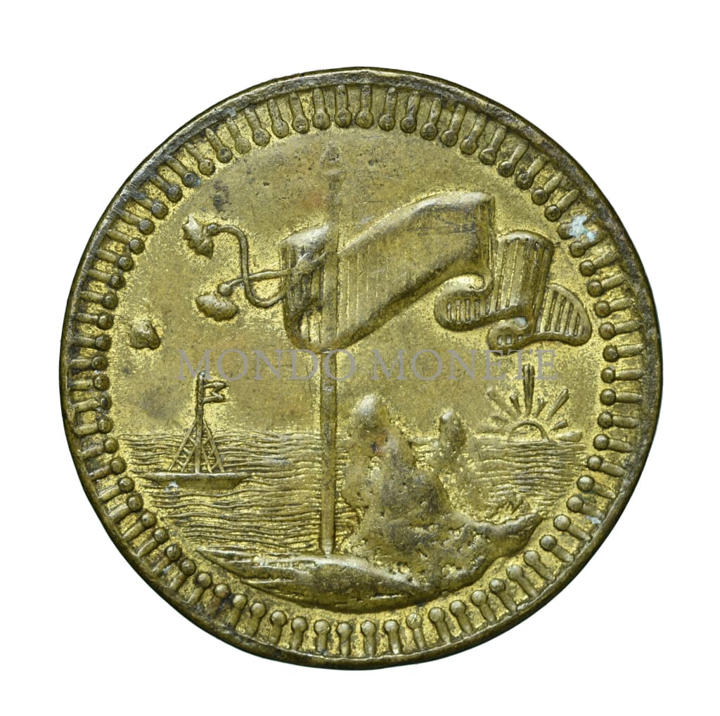 Costa Rica Minerva Shell Token Tipo 2 Medaglie E Gettoni
