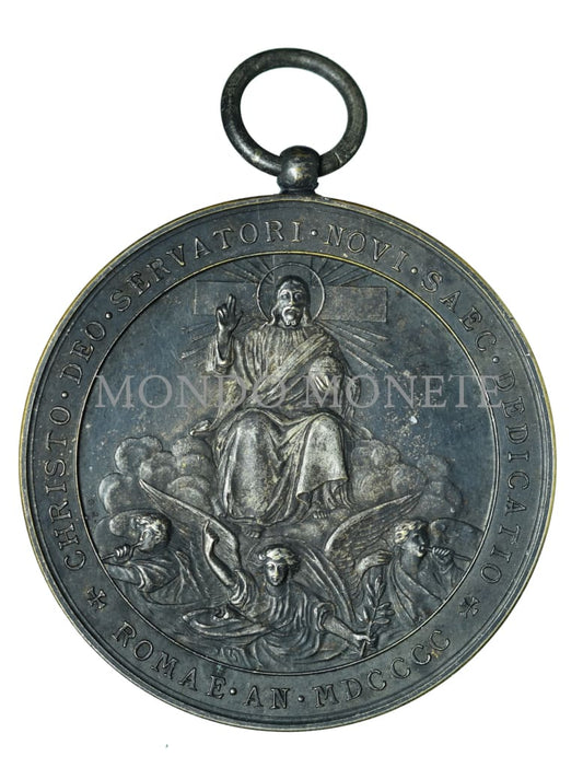 Cristo Salvatore 1900 Leone Xiii Medaglie E Gettoni