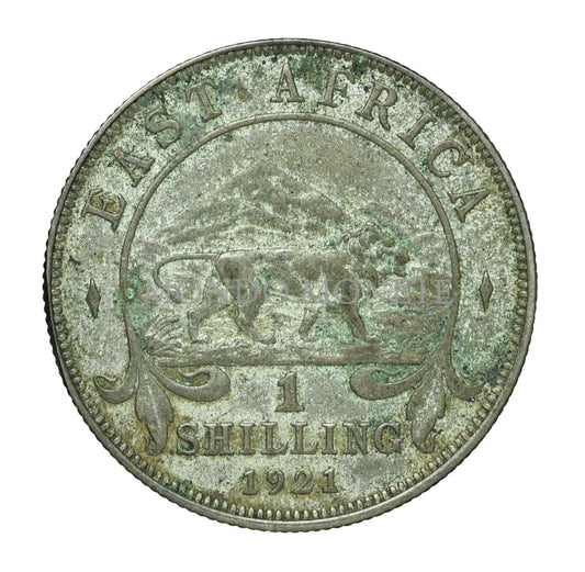 East Afica 1 Shilling 1921 Monete Da Collezione