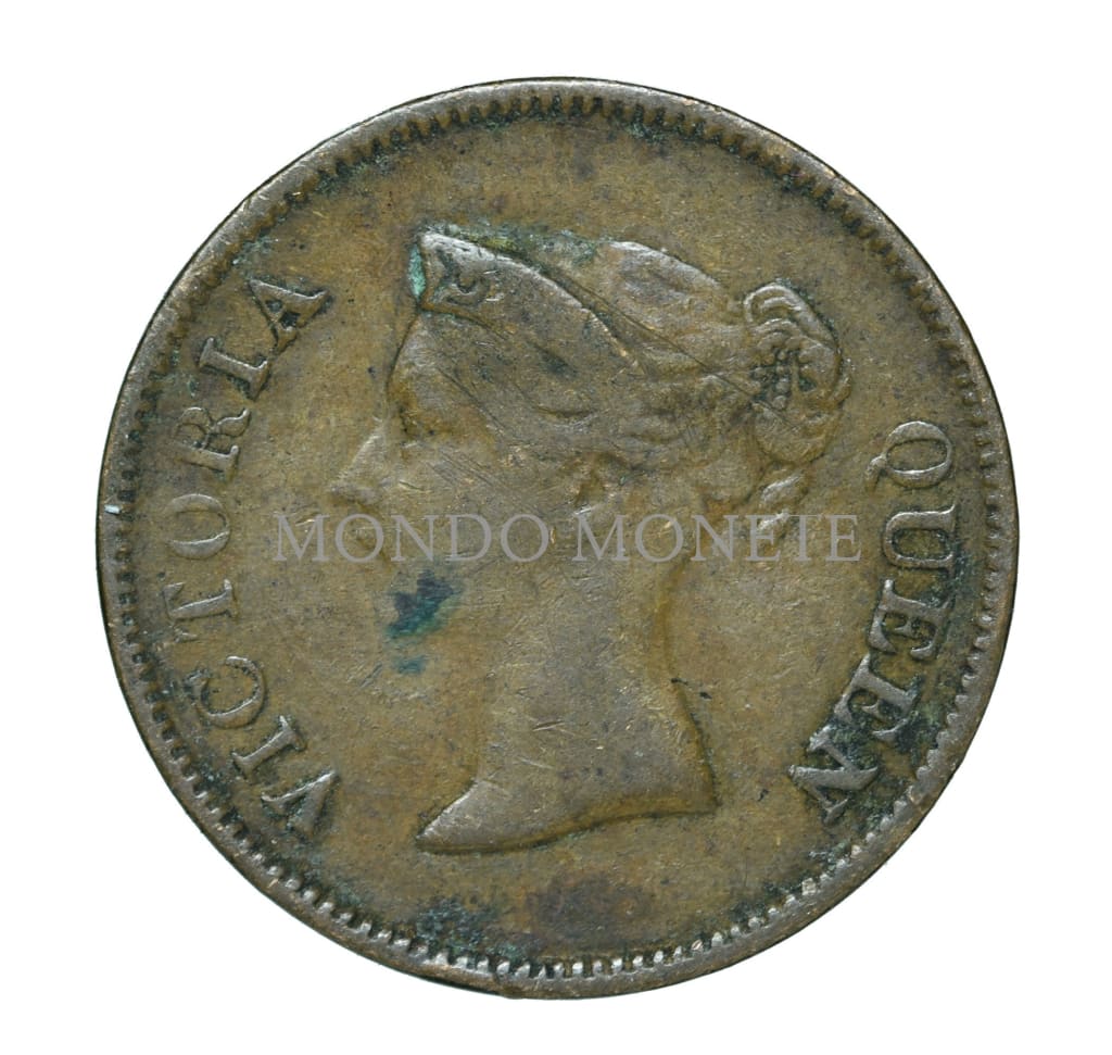 East India Company 1/4 Cent 1845 Monete Da Collezione