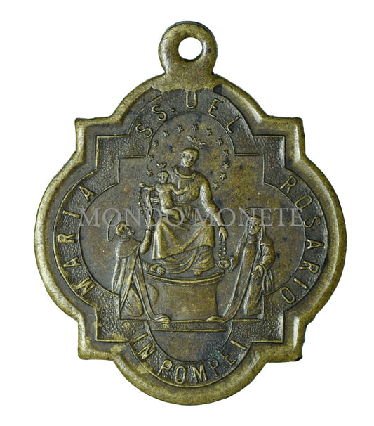 Facciata Monumentale Del Santuario Di Pompei 5 Maggio 1901 Medaglie E Gettoni