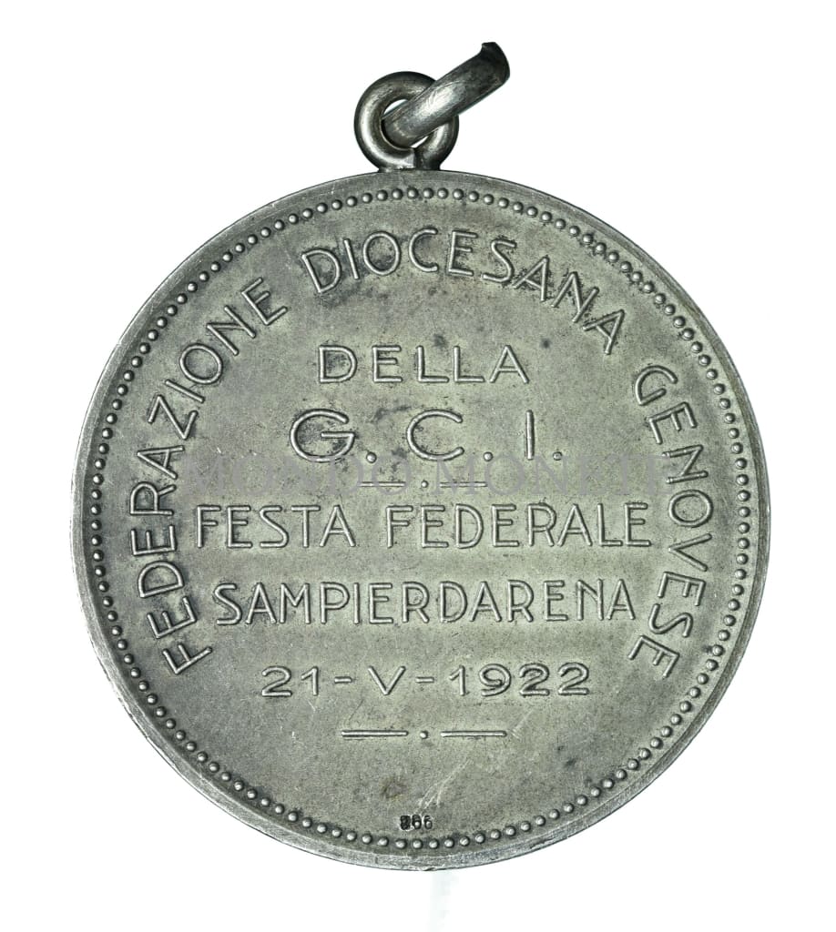 Festa Federale Sanpierdarena 21 - V 1922 Medaglie E Gettoni