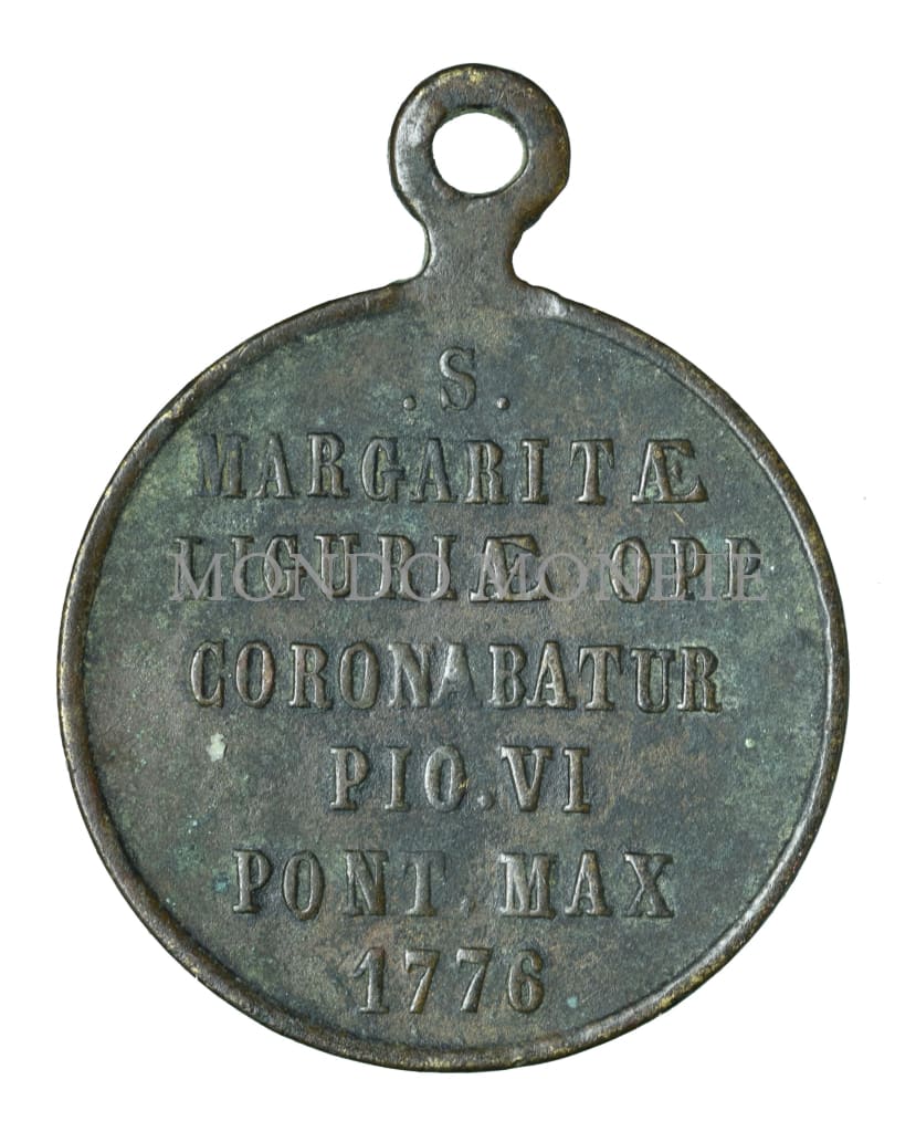 Genova Rarissima Medaglia Santa Maria De Rosa 1876 Medaglie E Gettoni