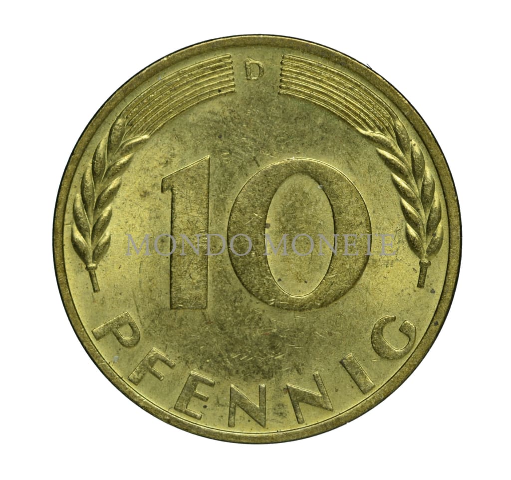 Germania 10 Pfennig 1972 D Monete Da Collezione