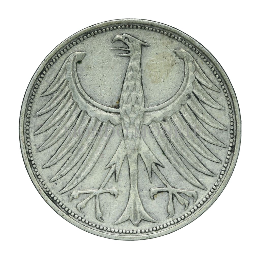 Germania 5 Mark 1951 F Monete Da Collezione