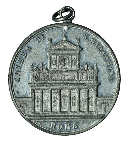 Giubileo Episcopale Chiesa Di S. Gioacchino 1893 Medaglie E Gettoni