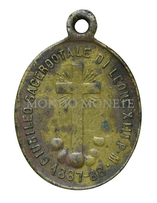 Giubileo Sacerdotale Di Leone Xiii P. M. 1887 -88 Medaglie E Gettoni