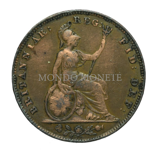 Great Britain Victoria Farthing 1858 Monete Da Collezione