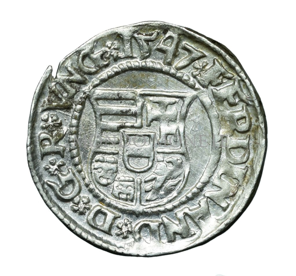 Hungary Ferdinand I - Denar 1545 Monete Da Collezione