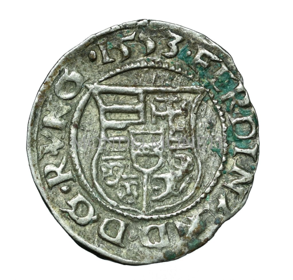 Hungary Ferdinand I - Denar 1553 Monete Da Collezione