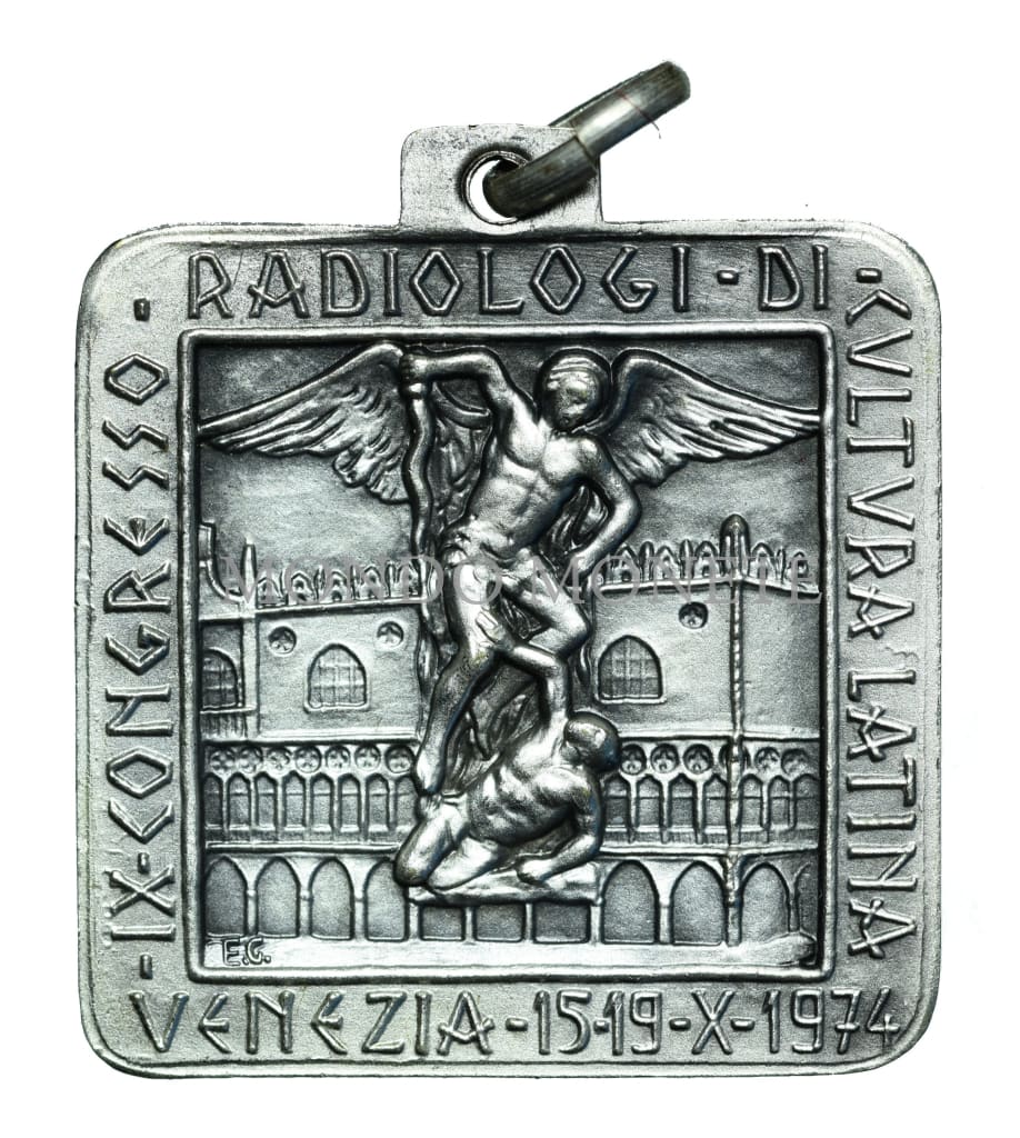 Ix Congresso Radiologi Di Cultura Latina Venezia 15 - 19 1974 Medaglie E Gettoni