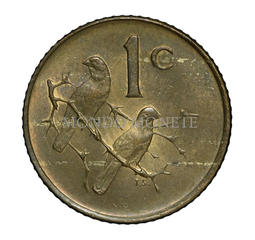 Jan Van Riebeeck South Africa 1 Cent 1967 Monete Da Collezione