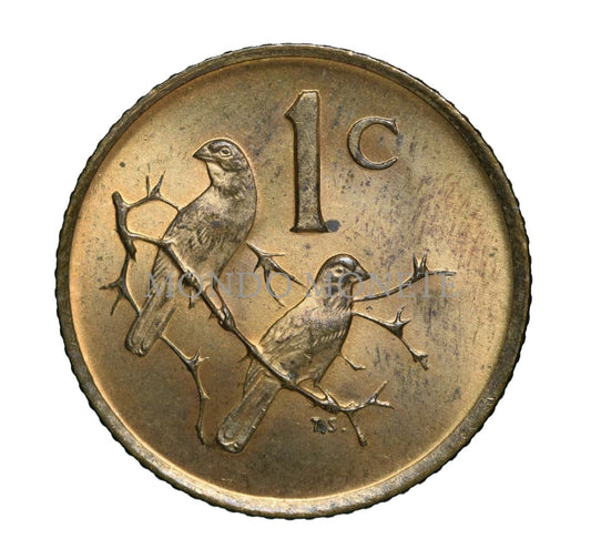 Jan Van Riebeeck Suid Afrika 1 Cent 1966 Monete Da Collezione