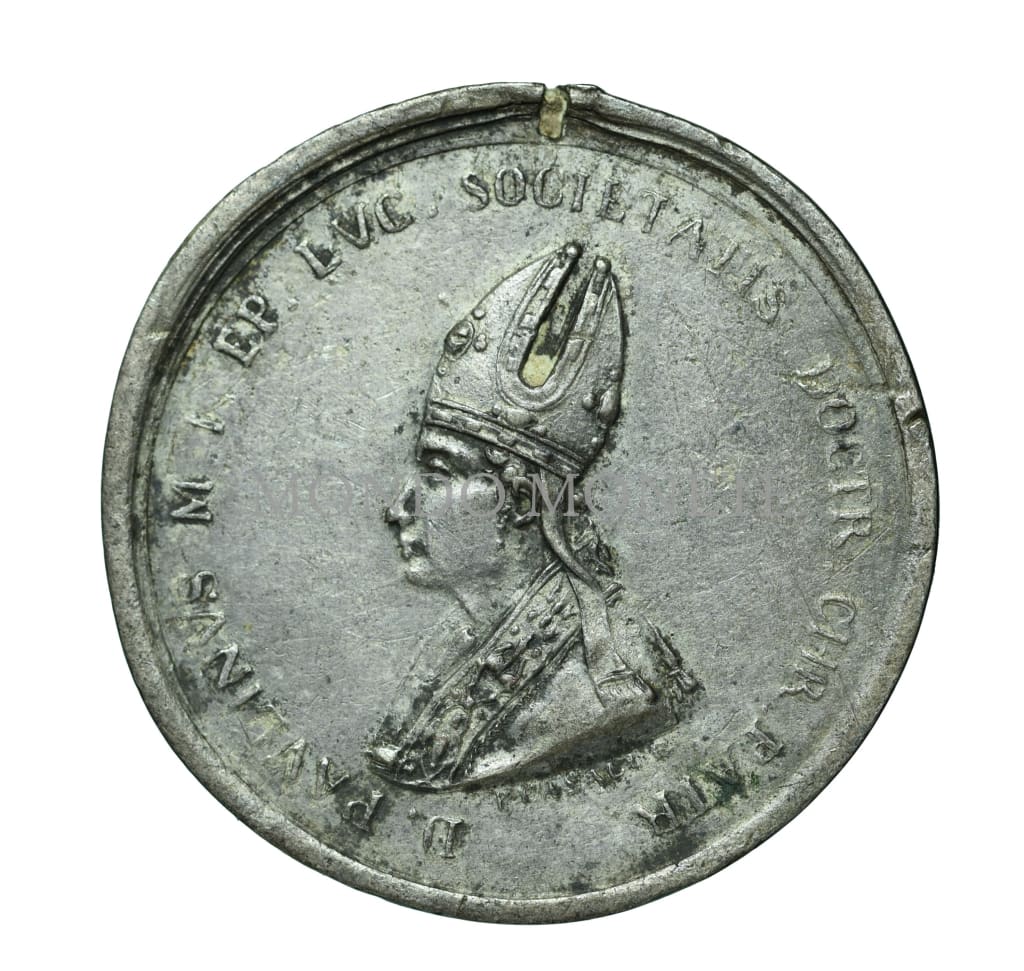 Lucca Società Dottrina Cristiana S. Paolino Medaglie E Gettoni