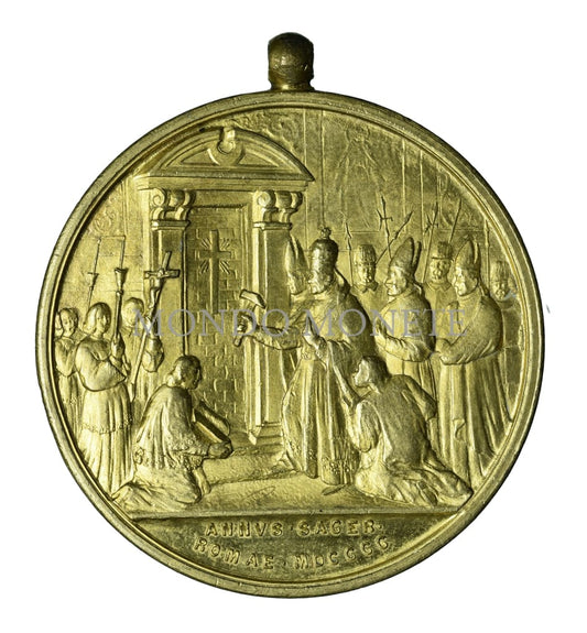 Medaglia Vaticano Leone Xiii 1900 Rara Medaglie E Gettoni