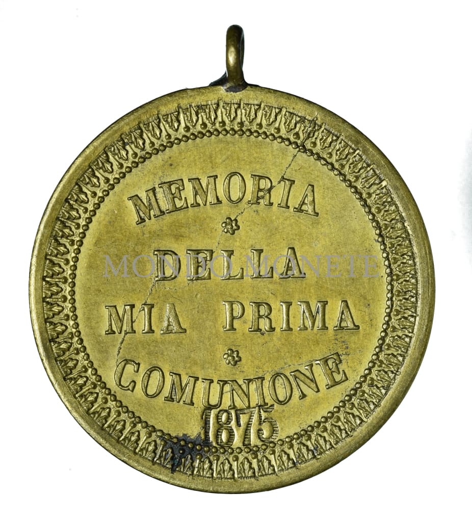 Memoria Della Mia Prima Comunione 1875 Medaglie E Gettoni