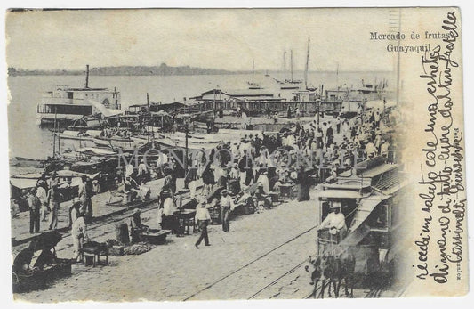 Mercado De Frutas Guayaquil Cartoline