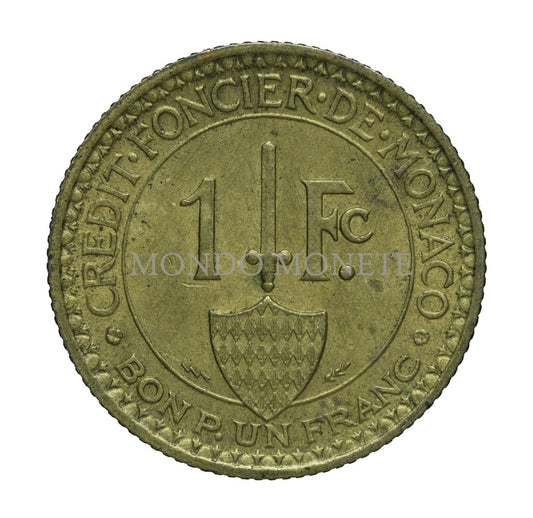 Monaco 1 Franc 1926 Monete Da Collezione